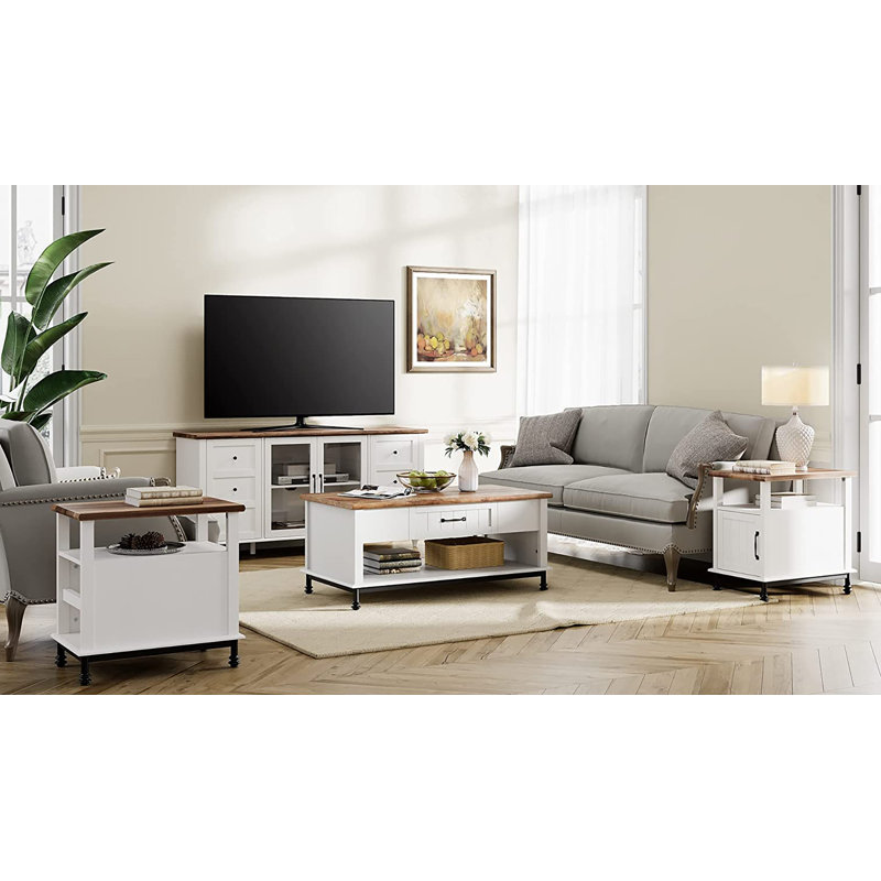 August Grove Antario 4 Piece Coffee Table Set Reviews Wayfair